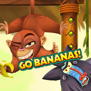 В игровой аппарат Go Bananas! можно поиграть онлайн бесплатно без смс без скачивания без регистрации в демо